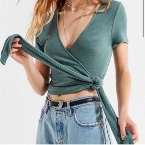 Project Social T Bailey Ribbed Wrap TShirt